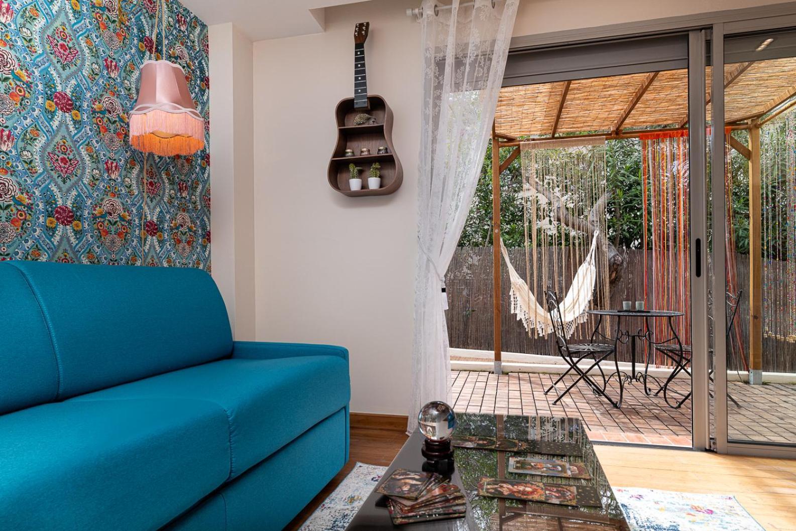 Studio Terrasse La Roulotte Du Tzigane Mandara Beach Antibes Juan-Les-Pins Buitenkant foto